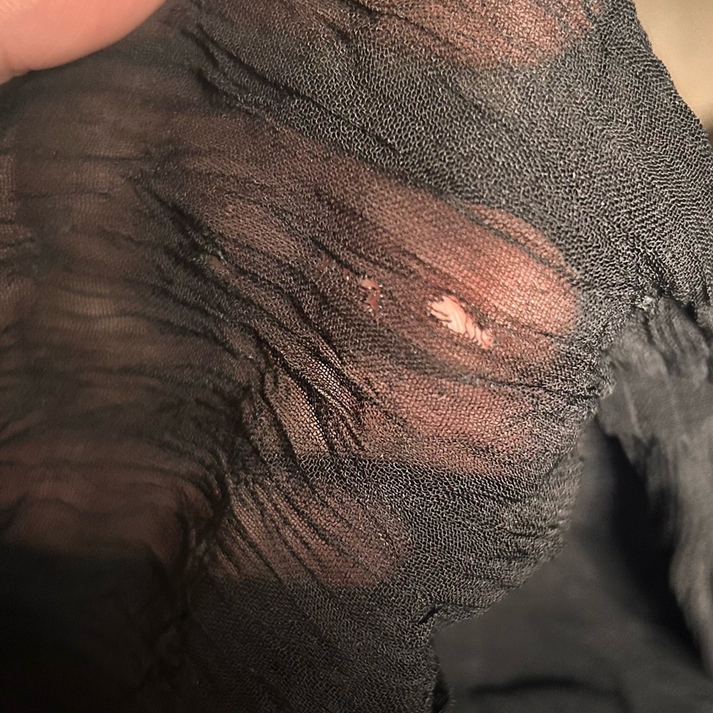 80's Jakelin Maxi Dress S FLAWS Witchy Whimsygoth Goth Fairy Grunge Thrashed - Picture 14 of 16